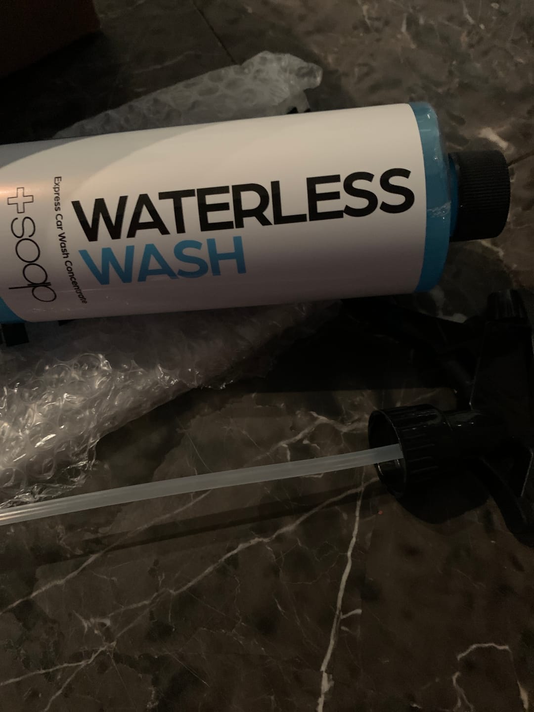 Customer photo review of +Soap Waterless Wash