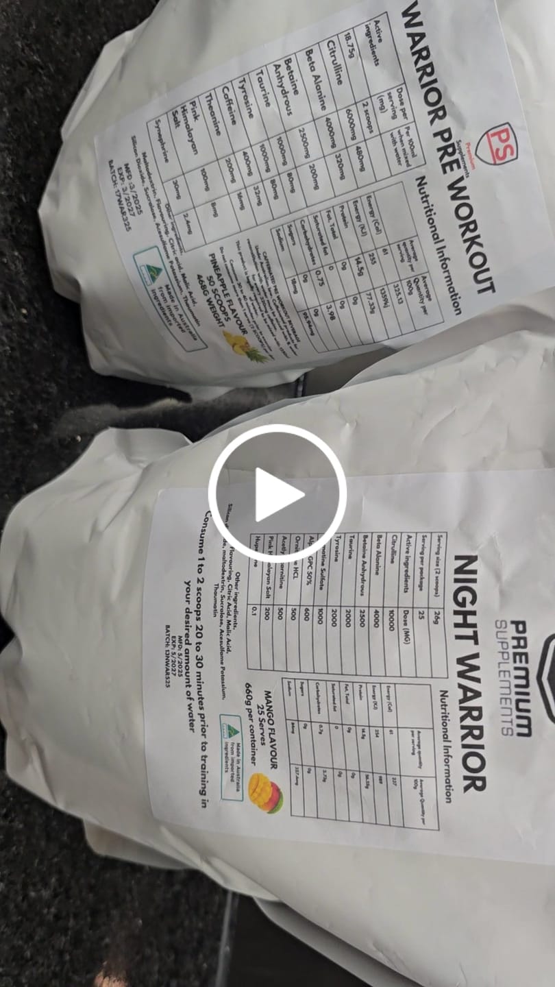 Customer video review of Warrior High-Stimulant Pre-workout