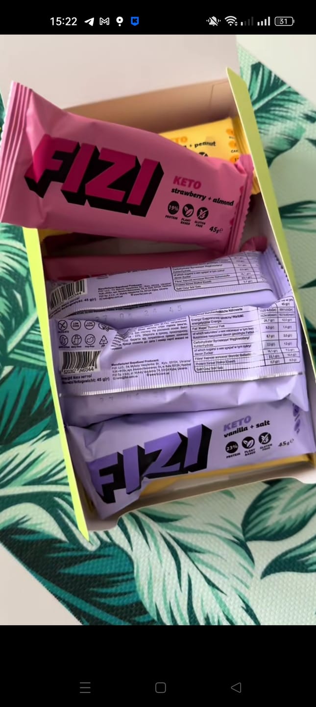 Customer photo review of Keto mix box x10 шт.