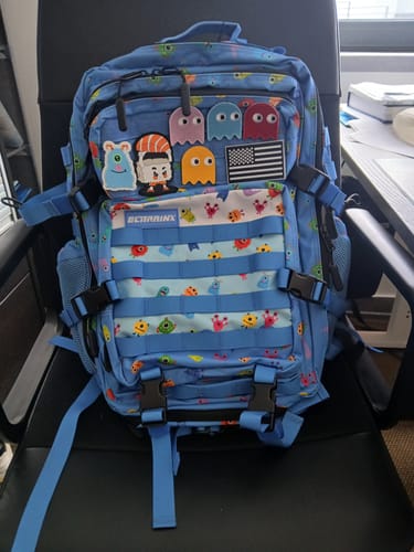 Customer photo review of Mochila Táctica V1 45L All in Monstruos