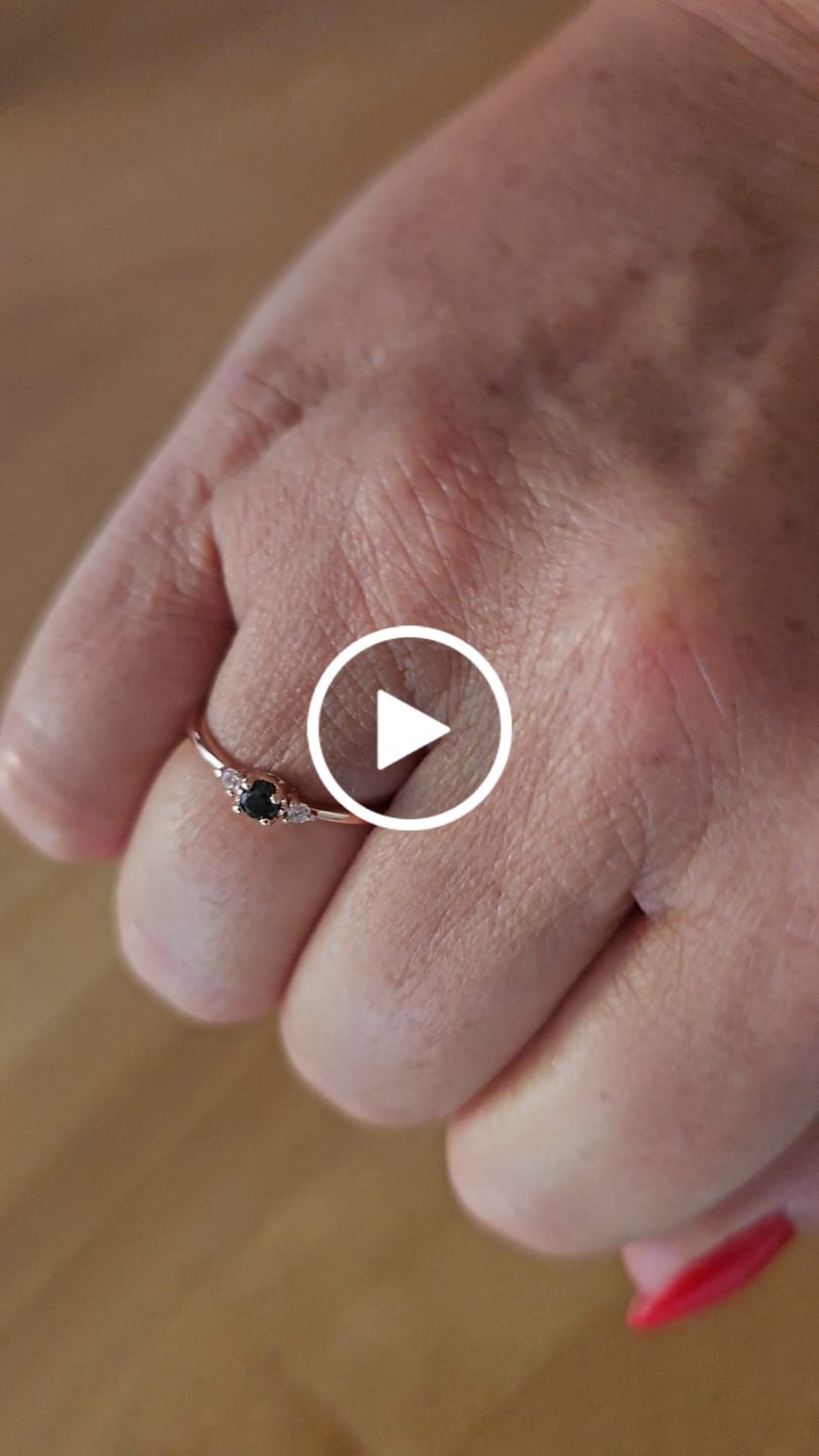 Customer video review of Obsidian Ring - Perlenschliff rund