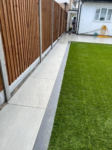 Customer photo review of Kandala - Grey Porcelain Paving Tiles - 900 x 600 x 20mm