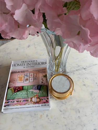 Customer photo review of Galway Crystal Dune 14" Waisted Vase