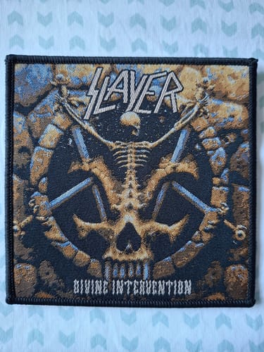 Customer photo review of Slayer - Divine Intervention -  Square Patch
