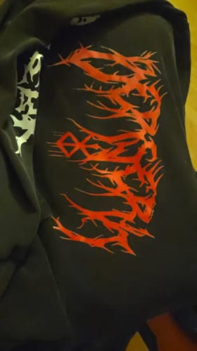 Customer photo review of Gothic Y2K Oversized Hoodie