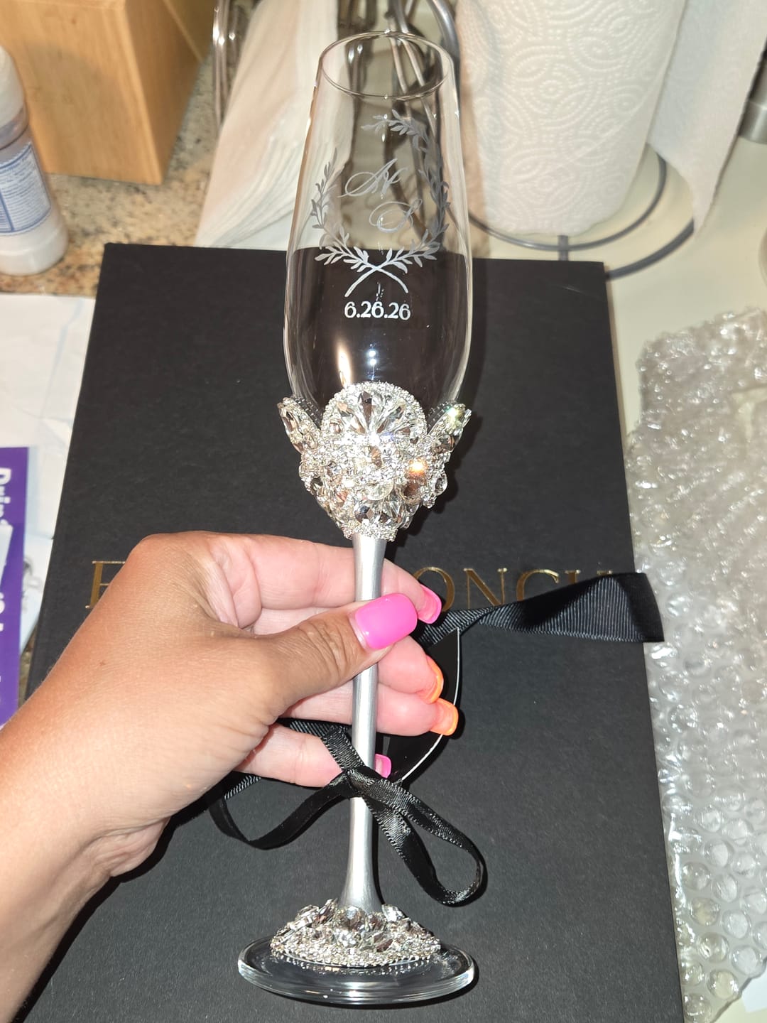 Customer photo review of Personalization for flutes