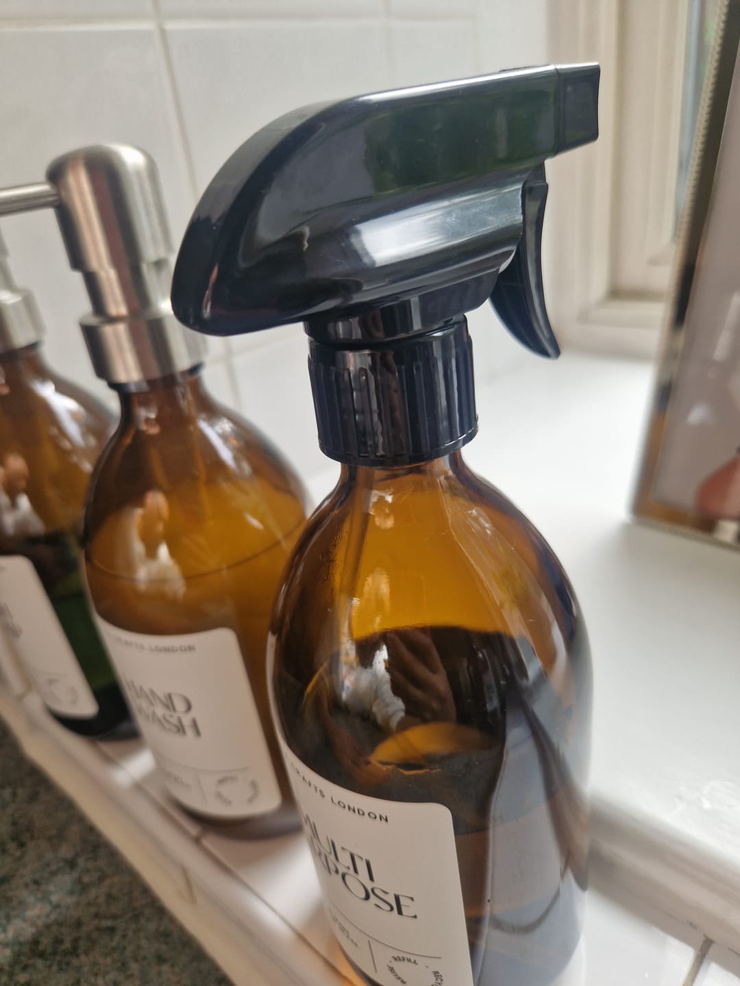 Customer photo review of Stainless Steel, Bamboo / Plastic Pumps