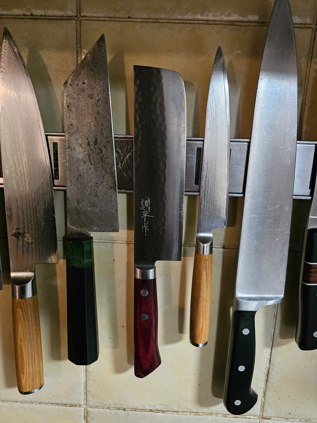 Customer photo review of Masutani Tsuchime Nakiri 165 mm