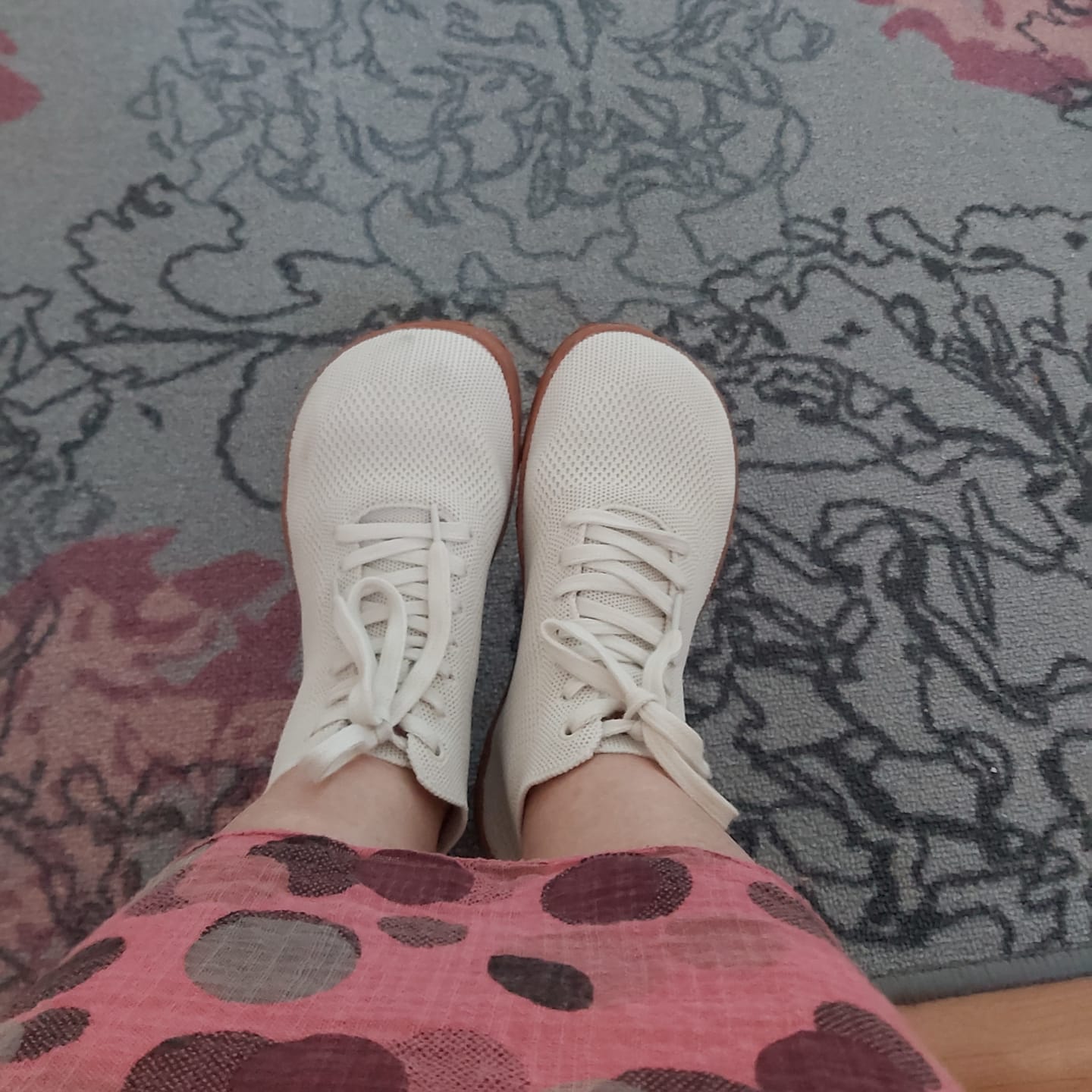 Customer photo review of Vaistoa Iloa Mid korkeavartiset paljasjalkatennarit