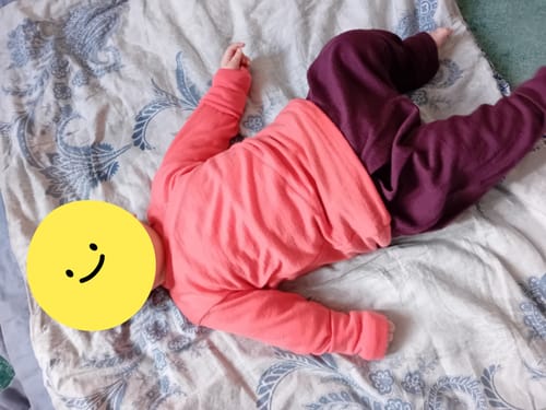 Customer photo review of Baby Longsleeve Sommermerino