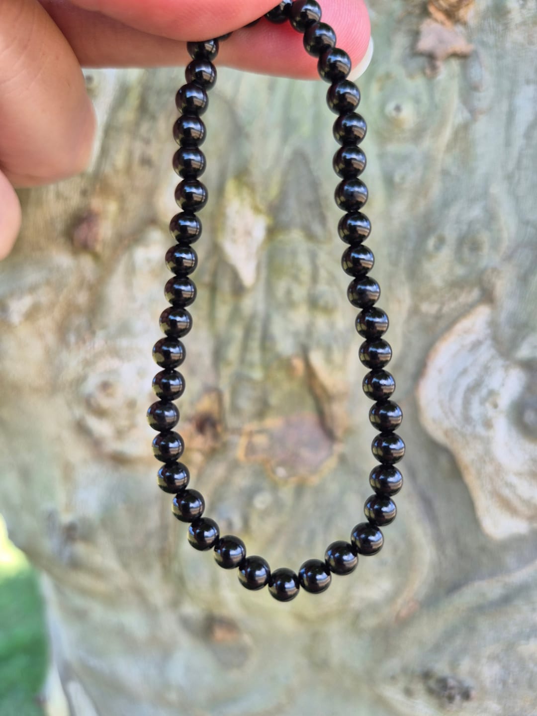 Customer photo review of Pulsera Turmalina negra | 4mm | Limpieza - Protección