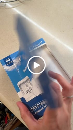 Customer video review of דפי ניקוי למדיח