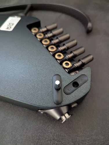 Customer photo review of Donner HUSH™ C  Acoustic-Electric Nylon string Classical Headless travel Guitar