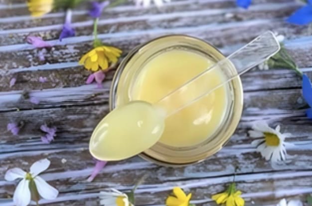 Customer photo review of Honeybee Royal Jelly Raw