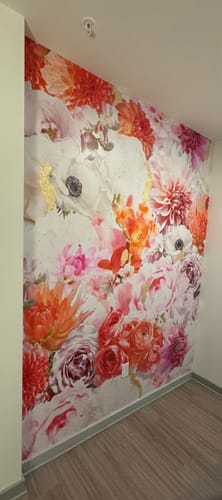 Customer photo review of "In Bloom"  Vivian Ferne Wallpaper Mural