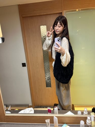 Customer photo review of WARDEN EDGE Drawstring Casual Wide-Leg Sweatpants