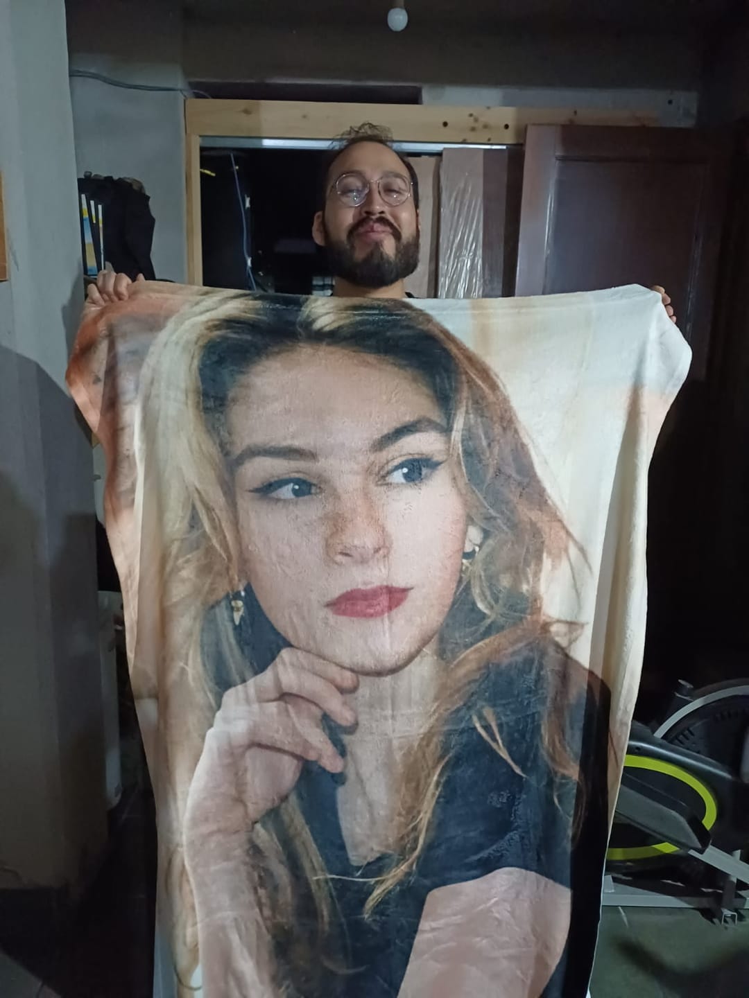 Customer photo review of Cobija frazada personalizable