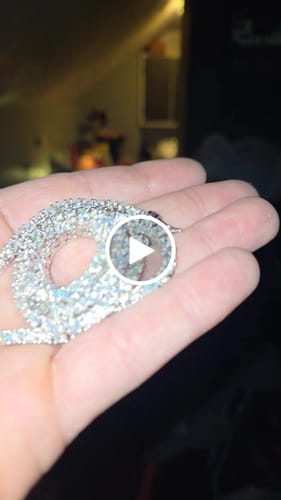 Customer video review of Moissanite Tennis Chain 14K Gold (ALL SIZES)