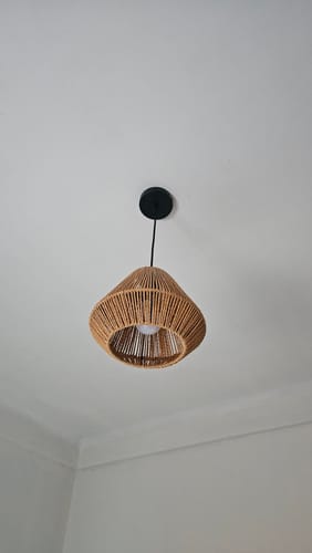 Customer photo review of Lámpara Techo Colgante Iris Moderna