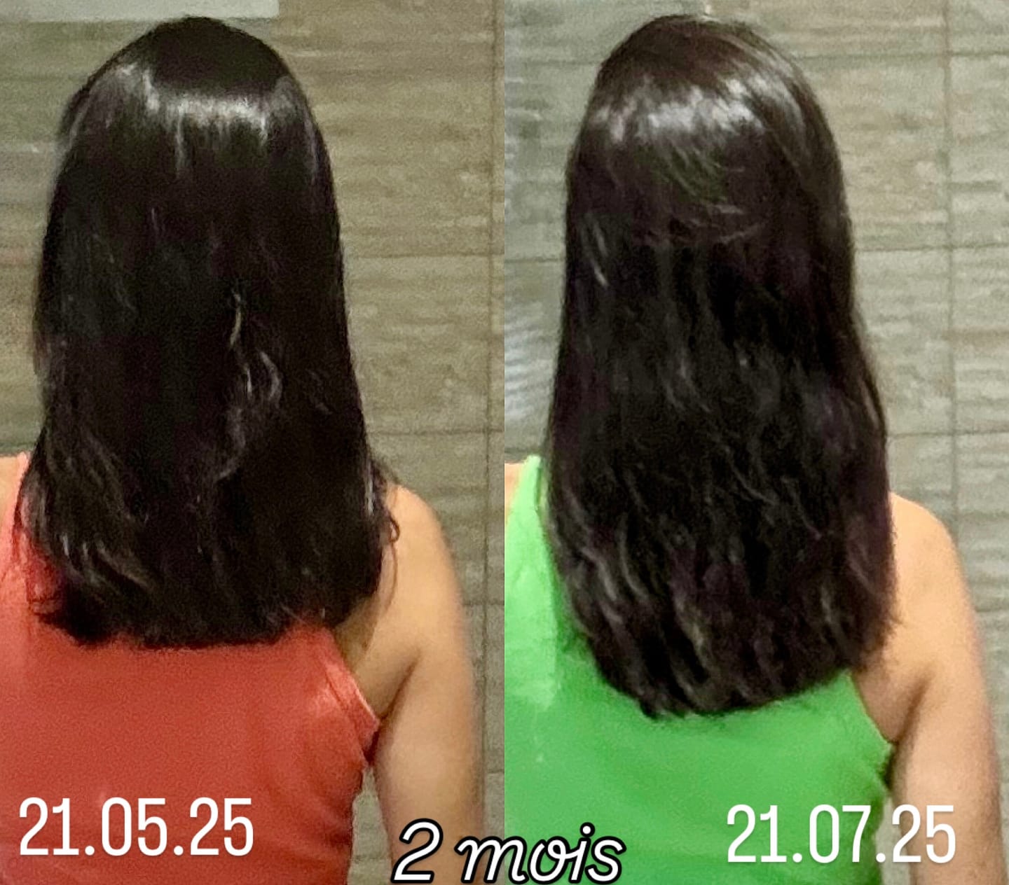 Customer photo review of La potion magique - Hair transformation