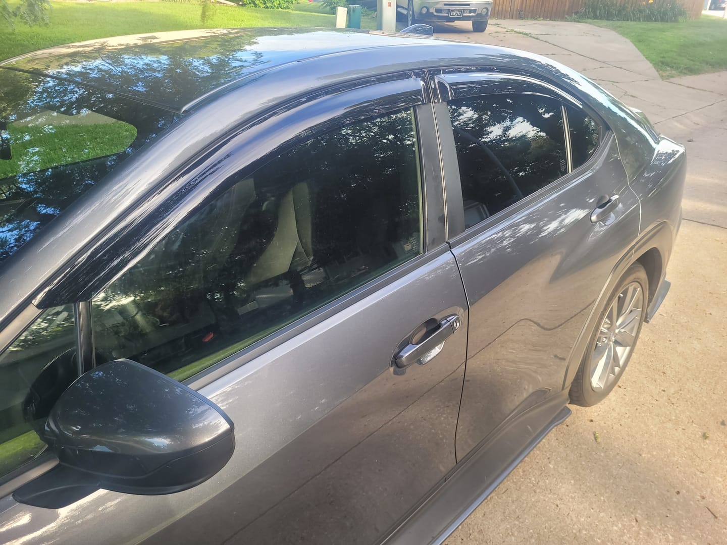 Customer photo review of Window Visors Sun/Rain Guards