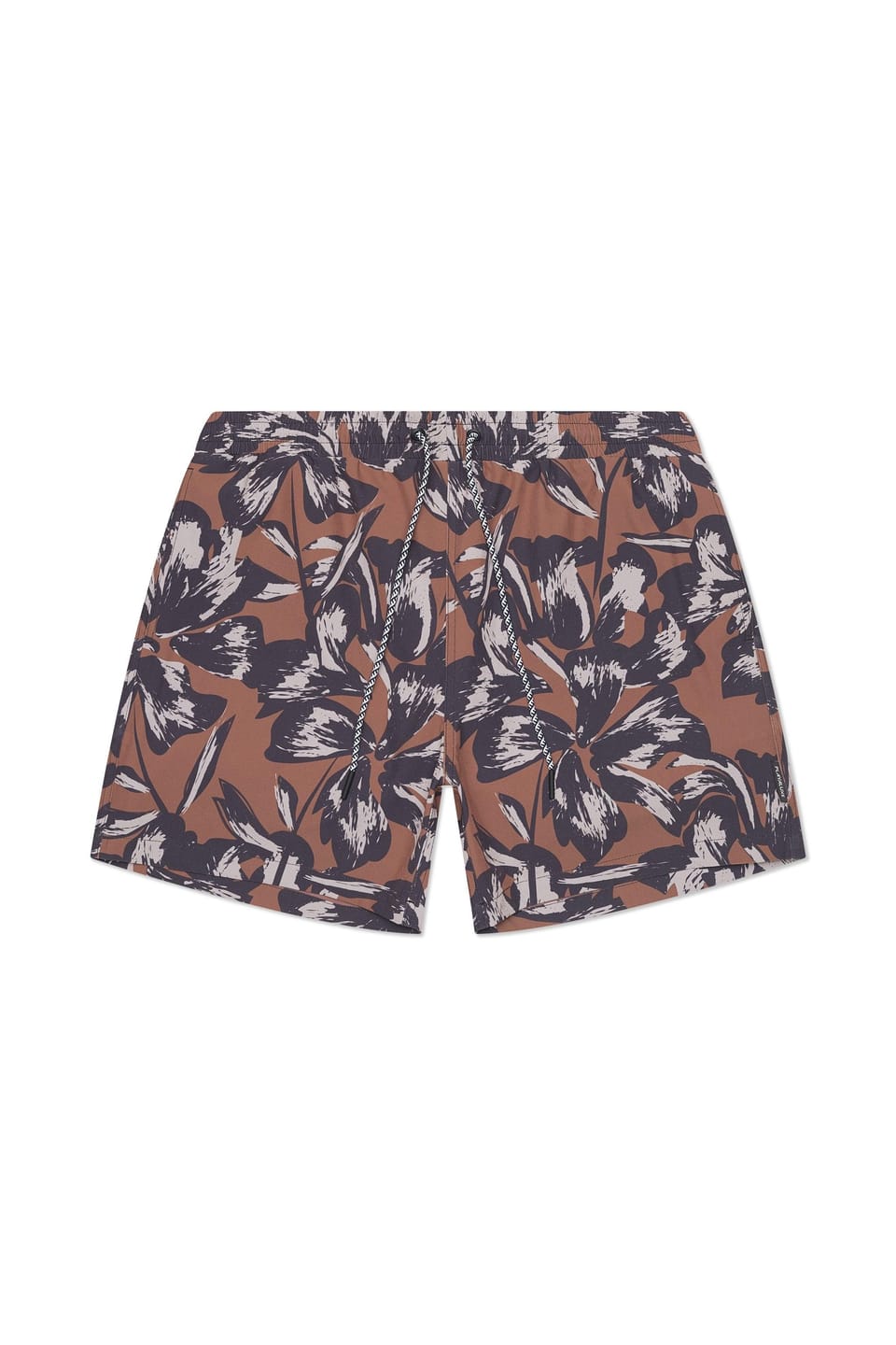 Customer photo review of Tulum Volley Swim Trunk Tobacco Flower