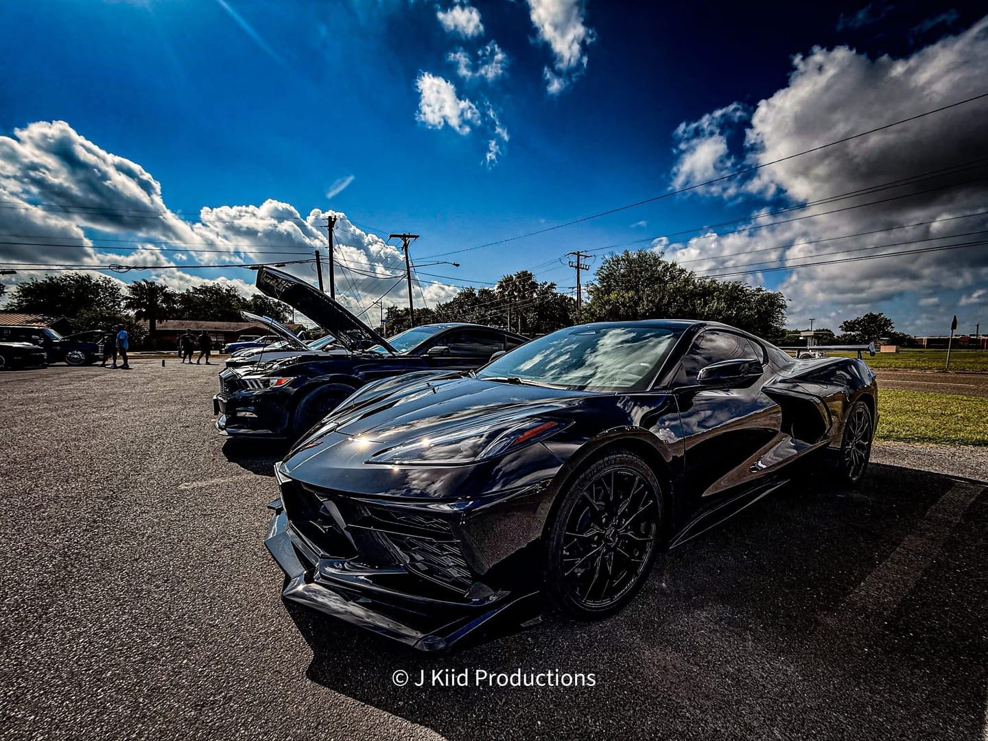 Customer photo review of Corvette C8 Extended Front Splitter (5-Piece version)