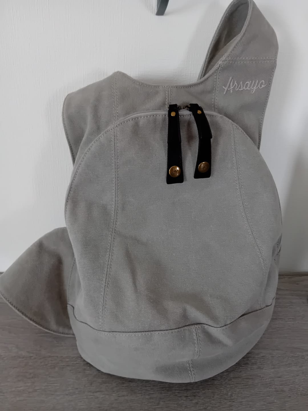 Customer photo review of Le sac à dos Estival en toile - Ergonomique et Antivol