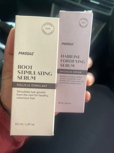 Customer photo review of Scalp Serum Set - Minoxidil