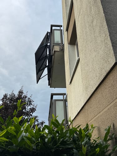 Customer photo review of Ray Geländer Balkon Balkonkraftwerk