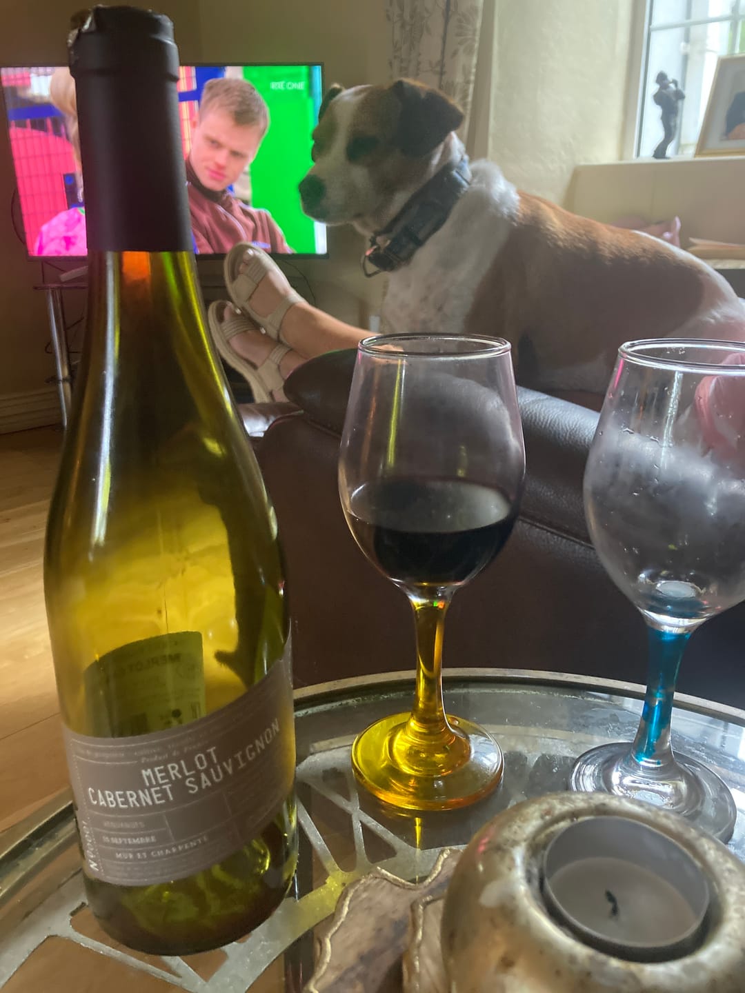 Customer photo review of Ticket Merlot & Carbernet Sauvignon
