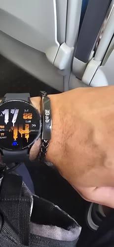 Customer photo review of Franco Link ID Urn Bracelet | 6MM