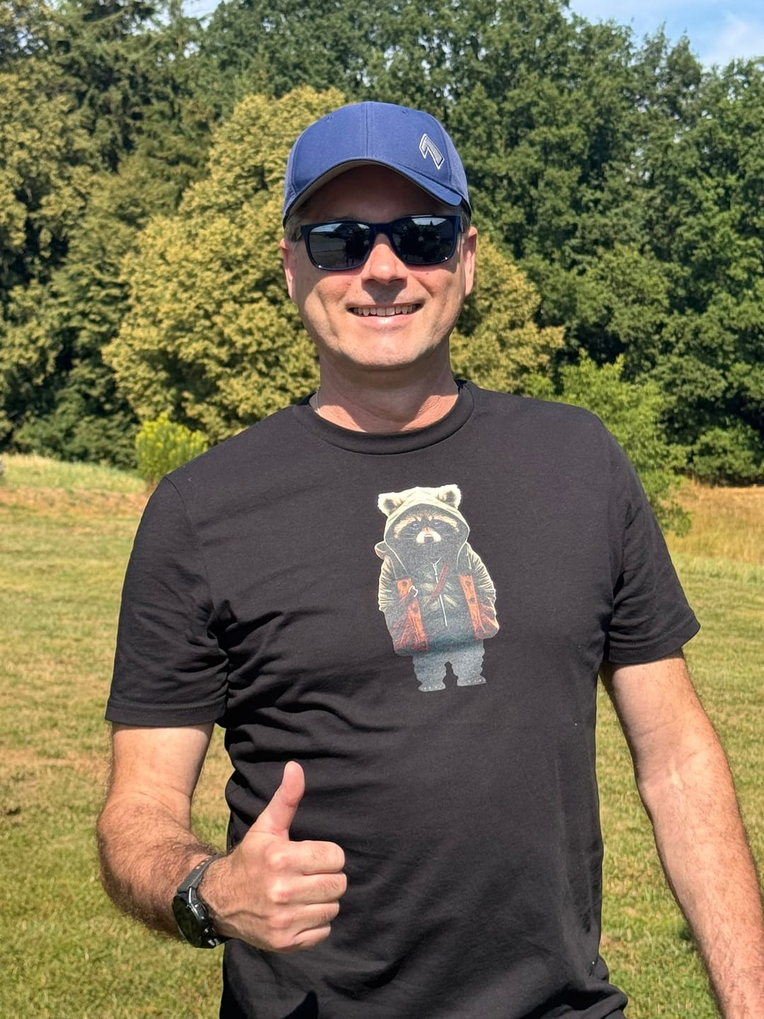 Customer photo review of Willi Waschbär - Bio Herren Shirt
