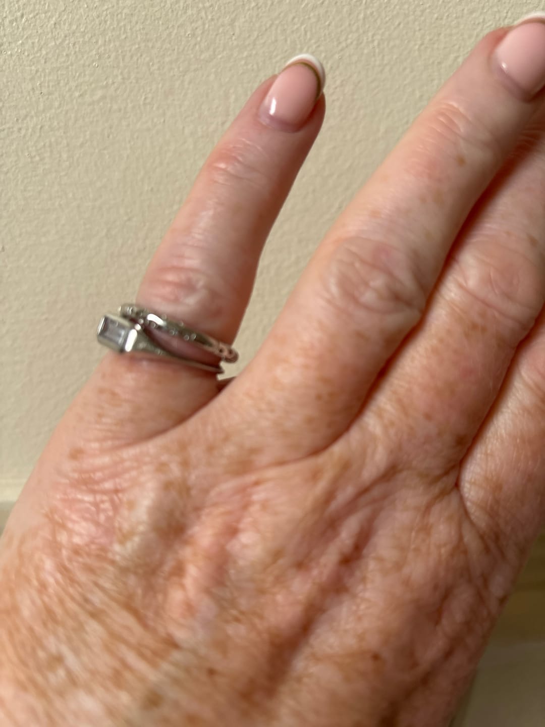 Customer photo review of Allegro Stacking Band Ring
