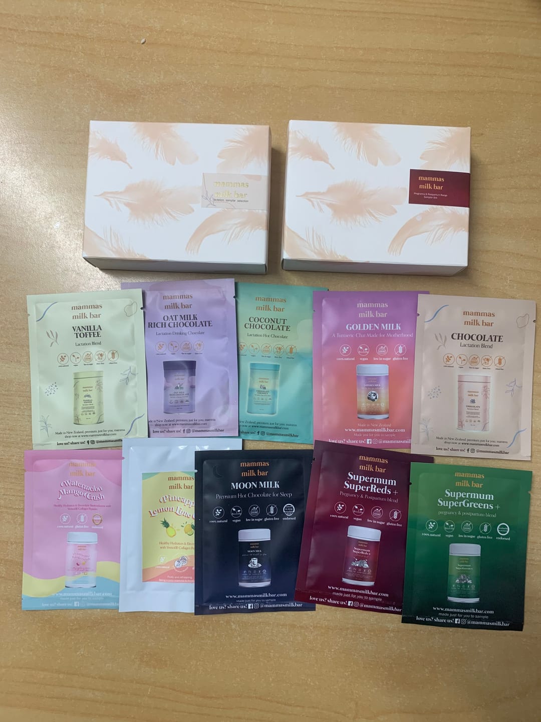 Customer photo review of Sample Pouches Singles