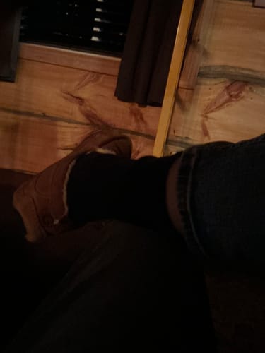 Customer photo review of J.B. Field's 98% Cotton Cushion Diabetic Socks