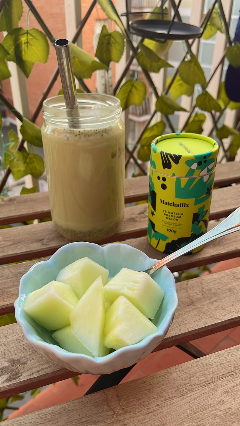 Customer photo review of Té Matcha Premium Melón