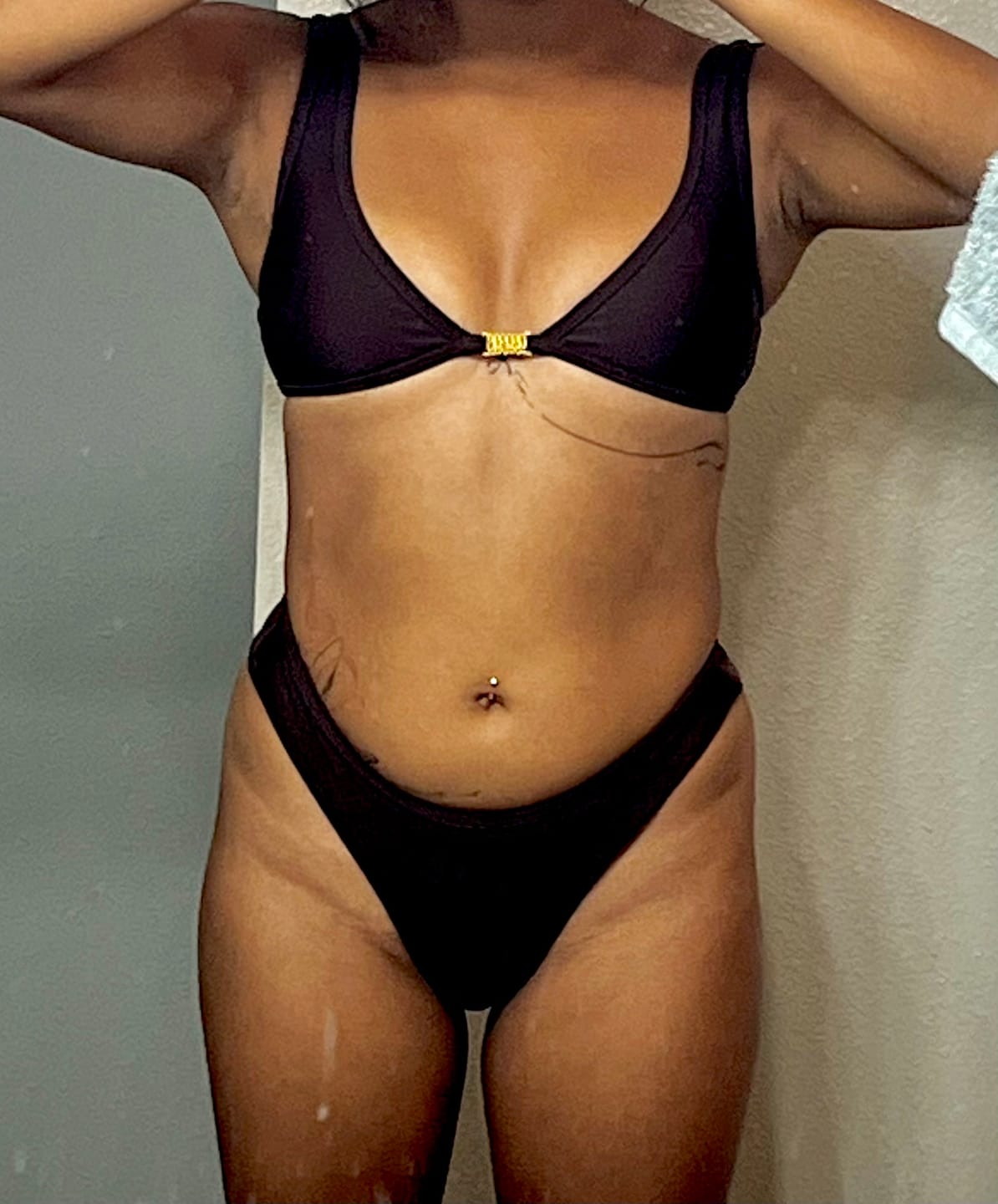 Customer photo review of CARSON Cacao Cheeky Bikini Bottom