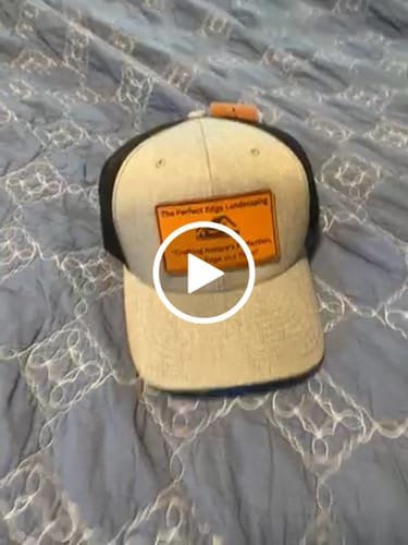 Customer video review of Premium Custom Leather Patch Hats (Wholesale)