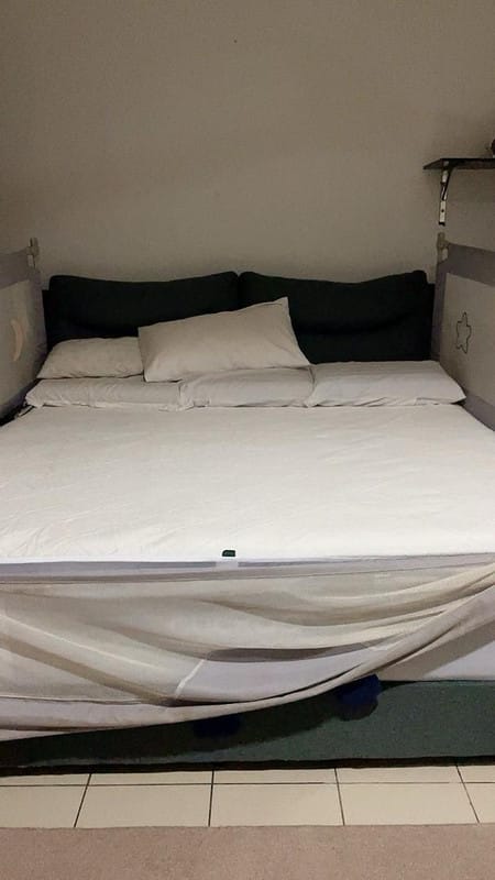 Customer photo review of Bamboo Waterproof Mattress Protector