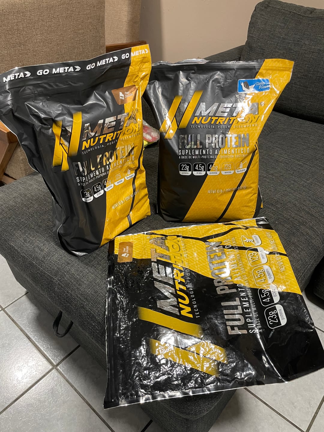 Customer photo review of Full Protein 10 lb, 129 servicios