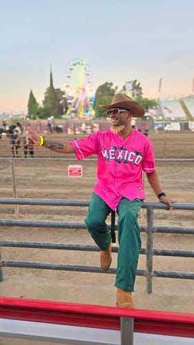 Customer photo review of Mexico Guadalupe Baseball Jersey