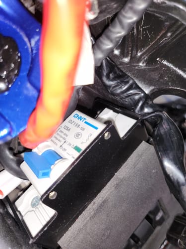 Customer photo review of 125A Single Phase Circuit Breaker