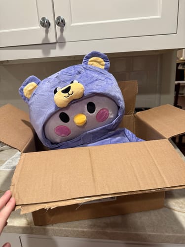 Customer photo review of Purple Plushie: Where Soft Self-Care Begins