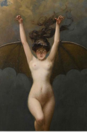 Customer photo review of The Bat Woman | Albert Joseph-Pénot | 1890
