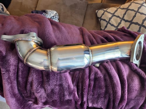 Customer photo review of 2017-21 Honda Civic 1.5T High Flow Cat / Catless Downpipe