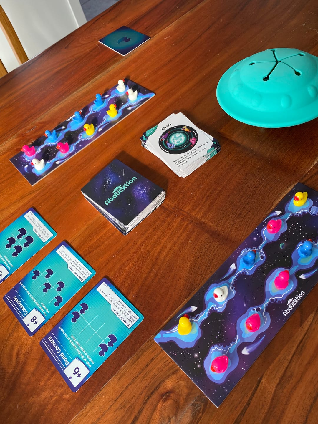 Customer photo review of Abducktion: A Weirdly Strategic Game of Duck Kidnapping