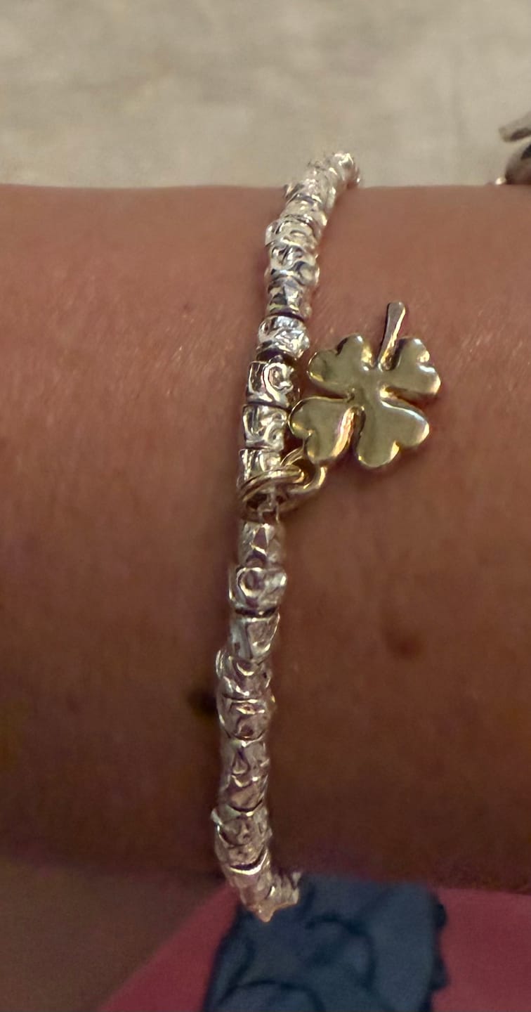 Customer photo review of CREA IL TUO BRACCIALE GRANELLI - charms oro