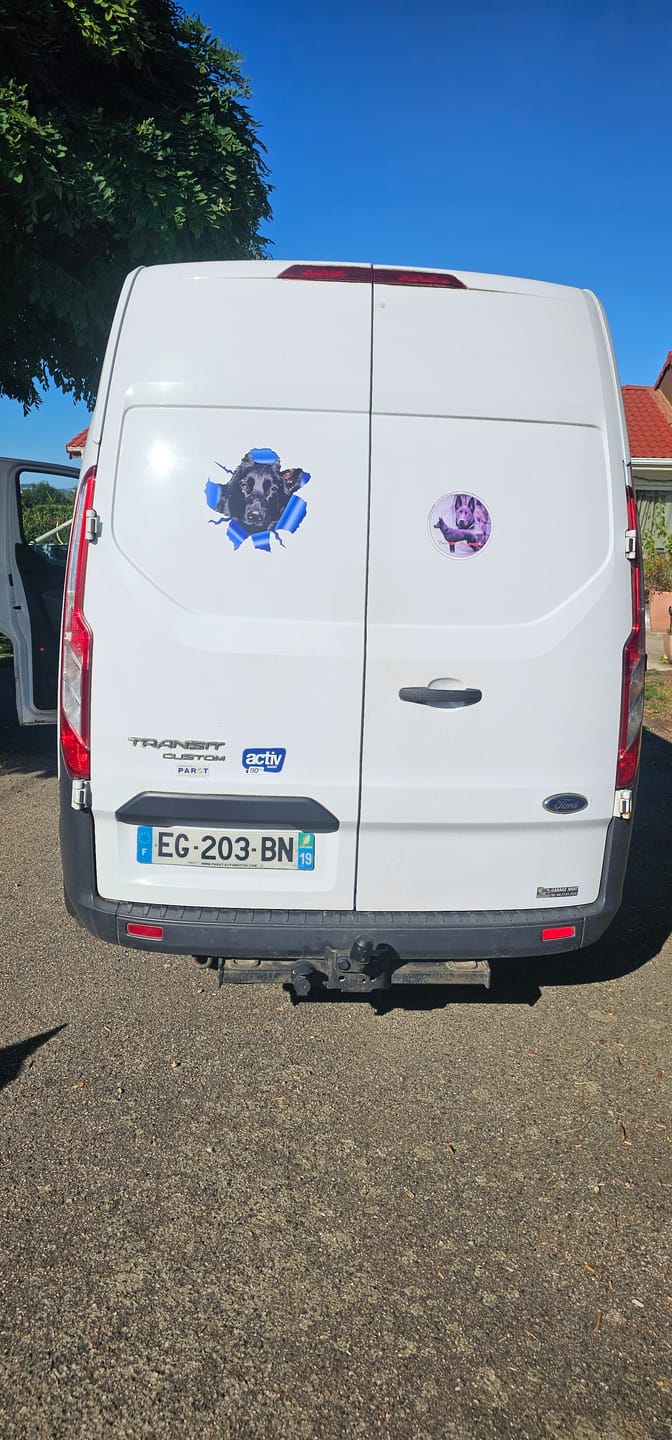Customer photo review of Votre photo - Autocollant pour voiture personnalisé