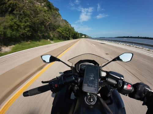 Customer photo review of Shoei RF-1400/NXR2/Z-8 Camera Mount